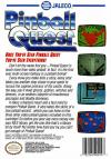 Pinball Quest Box Art Back